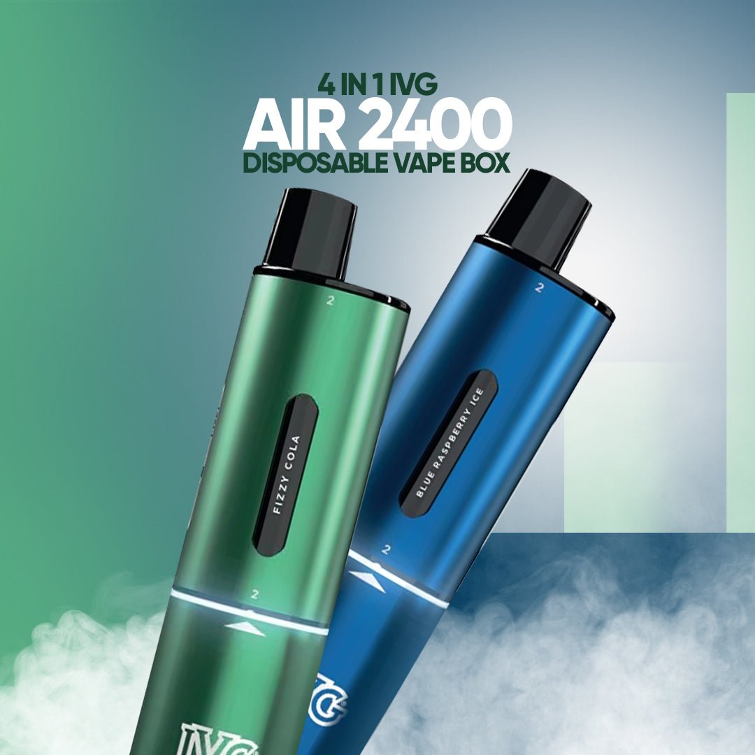 The Versatile 4 in 1 IVG Air 2400 Puffs Disposable Vape: A Must-Have for Vapers